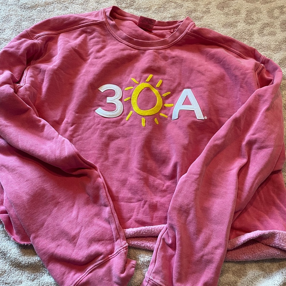 30A cropped pullover
